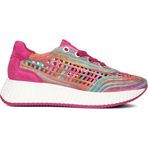 SOFTWAVES Ariana Lage sneakers - Leren Sneaker - Dames - Roze - Maat 38,5
