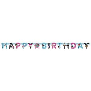 Letterslinger - L.O.L. Surprise - 168 cm - Verjaardag - meisje - thema verjaardag - LOL - roze/blauw