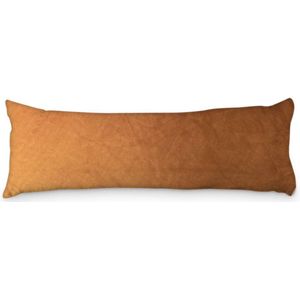 Beau Maison Velvet Body Pillow Kussensloop Caramel Latte 45 x 145 cm