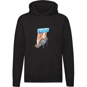 Panter hakken Hoodie - hak - mode - schoenen - styl - trui - sweater - capuchon