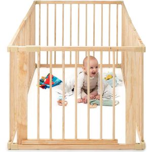 Lexium Grondbox Baby - Speelbox - Baby Playpen - Kruipbox voor Baby - Veilige Speelomgeving - Speelbox - Baby box