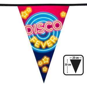 Boland - PE vlaggenlijn 'DISCO FEVER' - Glitter & Glamour - 80s - Feestversiering