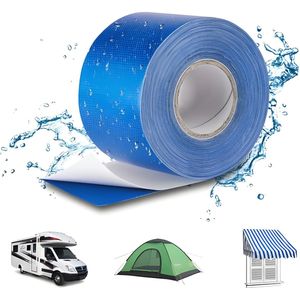 Geweven reparatie tape, 5,7cm x 5m Reparatietape voor dekzeilen, zeildoektape afdekking voor vrachtwagenzeil, tent, dekzeil, luifels, paviljoen
