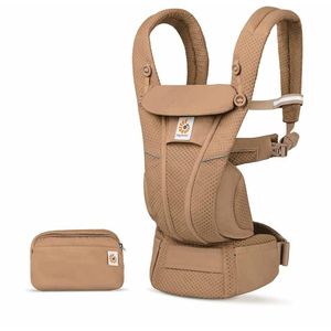 Ergobaby draagzak Omni Breeze Camel Brown - ergonomische draagzak vanaf geboorte