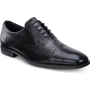 ECCO Edinburgh nette veterschoen heren 632634 - zwart - maat 43