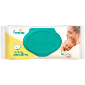 Pampers New Baby Sensitive Babydoekjes Voordeelverpakking 12 x 50 Doekjes