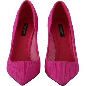 Roze Tulle Stiletto hoge hakken pumps schoenen