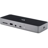 OWC 11-Port Thunderbolt 4 Dock add three Thunderbolt + four USB, Ethernet, Audio, and Card Reader for Windows & Mac - Space Grey