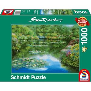 Schmidt - Waterlely Vijver (1000) - Puzzel