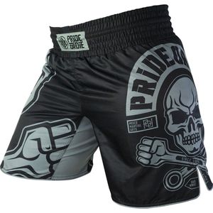 PRIDEorDie BUSTED KNUCKLES Fight Short Zwart XXL - Jeans Maat 38