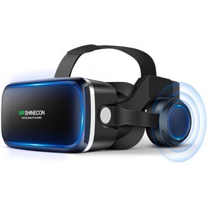 3D VR-bril voor smartphones tot 6,6 inch - VR-gaming en filmervaring, met Hi-Fi geluid en comfortabele pasvorm