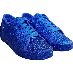 Glitter sneaker - Dames - Kobalt blauw/ donker blauw - Maat 39 - Eras tour