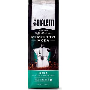 Bialetti Perfetto Moka Deka - Gemalen koffie - Cafeïnevrij - 250 gram
