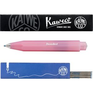 Kaweco - Balpen - Frosted Sport - Blush Pitaya - Met doosje Balpenvullingen Blauw