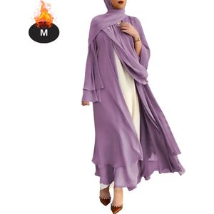 Nivard Islamitische Kleding - Djellaba Dames - Moslim Kleding - Arabisch Dames Kaftan - Alhamdulillah - PaarsM