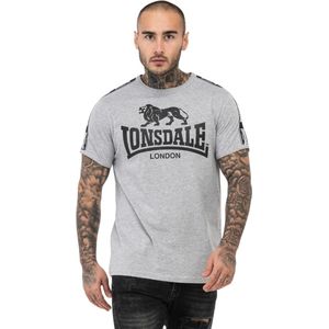 Lonsdale T-shirt Stour Grijs - Maat: M