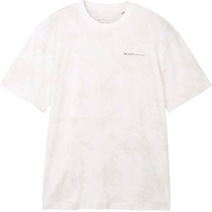 Tom Tailor T-shirt T Shirt Met Print 1042064xx12 35722 Mannen Maat - XXL