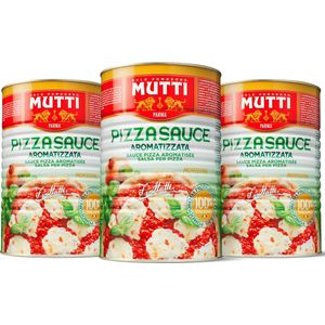 Mutti Pizzasaus Aromatizzata - 3 x 4,1 kg