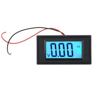 Tweedraads mini digitale voltmeter YB5135D LCD - DC-spanningsmeter (DC40V-100V) met spanningstester
