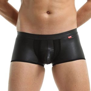 Boxer-latex-Heren-Sexy-Mannen-lingerie-Homo-Gay-Blinkend-Erotisch-Opwindend