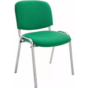 In And OutdoorMatch stoel Benjamin - vergaderstoel - 100% polyurethaan - Groen - Bezoekersstoel