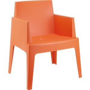 Alterego Oranje design stoel 'PLEMO'