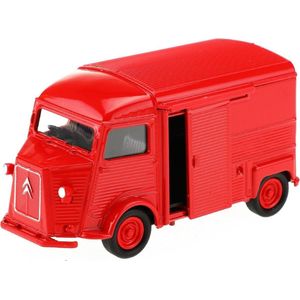 Welly Citroën Type H 4 Bus 10,5cm Rood