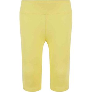 Urban Classics - High Waist Cycle Kinder Korte broek - Kids 122/128 - Geel