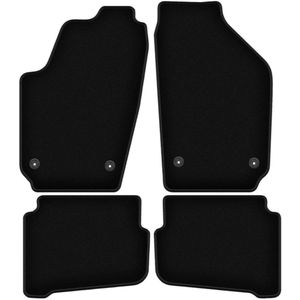 BASIC zwarte veloursmatten voor: Seat Ibiza III 6L hatchback (2002-2008)