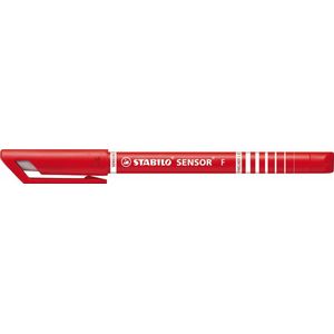 STABILO SENSOR - Fineliner 0,3 mm - Rood - per stuk