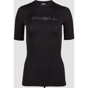 O'Neill - UV-Zwemshirt met korte mouwen voor vrouwen - UPF50+ - Bidart - Black Out - maat S