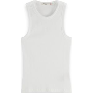 Scotch & Soda CORE RIB RACER TANK Dames Top - Maat L