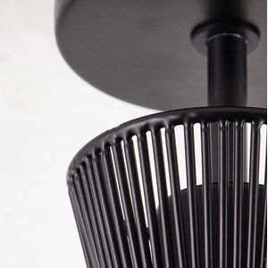 BRILLIANT lamp, Elmont plafondlamp 45cm zwart mat, 1x A60, E27, 52W, geschikt voor LED lampen