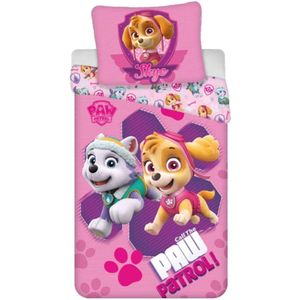 Paw patrol - Nickelodeon - 1-Pers. dekbedovertrek Skye 140x200cm - 100% katoen