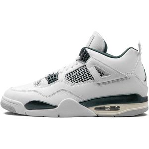 Air Jordan 4 Retro - Oxidized Green - Sneakers - Wit - Leer