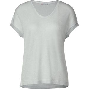 LTD QR v-neck shiny shirt