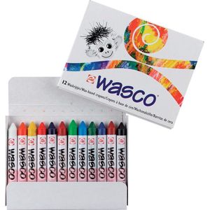 Talens Wasco waskrijt set | 12 kleuren