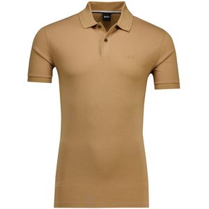 Boss Pallas Korte Mouw Poloshirt Beige Man