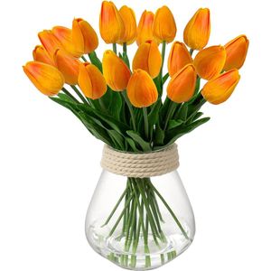 10 stuks kunstbloemen, kunstbloemen, tulp, kunstbloemen, tulp, boeket, latex, bloemen, zijde, tulp, real-touch voor thuis, feest, bruiloftsboeket, tuindecoratie