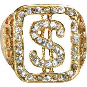 Big Daddy rapper ring dollar teken