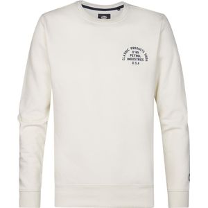 Petrol Industries - Heren Backprint Sweater 35 years - Wit - Maat L