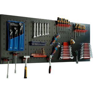 Solacis Gereedschapsbord - Gereedschapshouder - Gereedschapsrek - Gaatjesbord - Must have voor uw gereedschap!