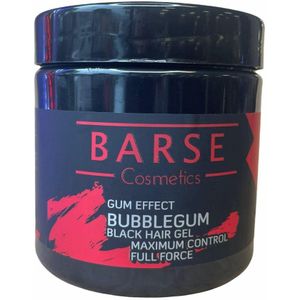 BARSE bubble gum black hair gel