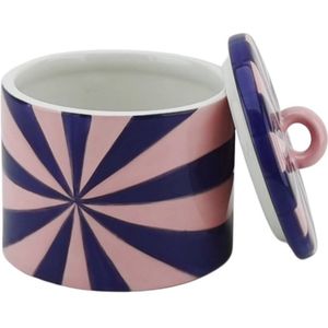 Housevitamin Sierpotje - Swirl-- Dolomiet - Violet/Roze - 11x11x11,5cm
