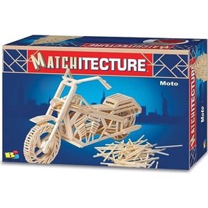 Matchitecture- Motor/ Motorfiets- bouwen met lucifers- 700 stukjes