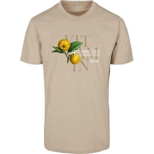 Mister Tee - Vitamin C Dames T-shirt - S - Creme