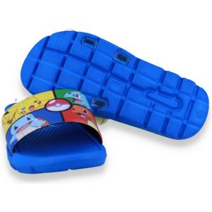 Pokemon Jongens Badslipper Blauw BLAUW 26