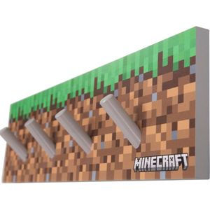 Minecraft kapstok - 45 x 13 x 1.5 cm - Voor fans - Praktisch