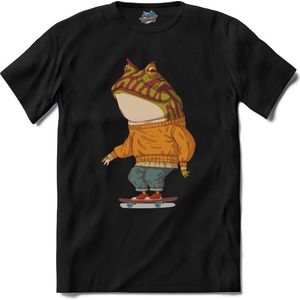 Casual Skater Pad T-Shirt Heren / Dames Dieren Shirt