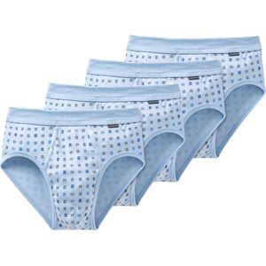 Schiesser Heren sportslip 4 pack Cotton Essentials fijnrib